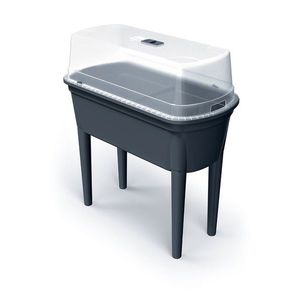 Prosperplast Sadbovač s víkem BOTANICE 77, 5 cm antracitový obraz