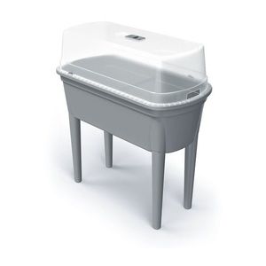Prosperplast Sadbovač s víkem BOTANICE 77, 5 cm šedý obraz
