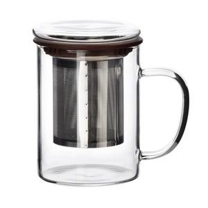 Mondex Skleněná čajová konvice PETER 400 ml čirá obraz