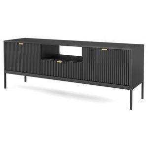 Piaski Televizní stolek Nova 154 cm černý/černý rám obraz