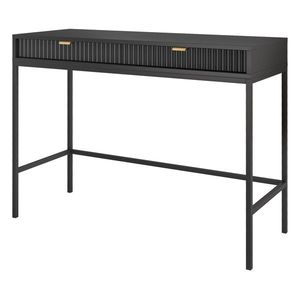 Piaski Toaletní stolek Nova 104 cm černý/černý rám obraz