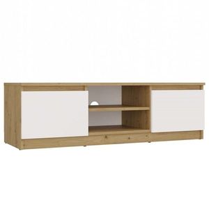 TP Living TV stolek Malwa 120 cm dub artisan/bílý obraz