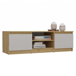TP Living TV stolek Malwa 120 cm dub artisan/kašmír obraz