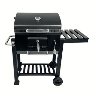 Kontrast Zahradní gril na dřevěné uhlí BBQ1011 černý obraz