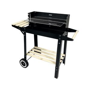 Kontrast Zahradní gril na dřevěné uhlí BBQ1012 černý obraz