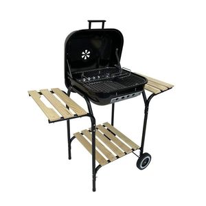Kontrast Zahradní gril na dřevěné uhlí BBQ1013 černý obraz