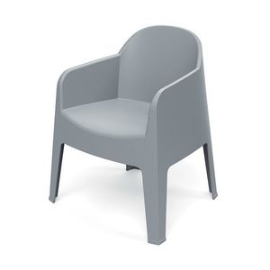 Prosperplast Zahradní židle s područkami MILANES 68x60x80, 5 cm šedá obraz