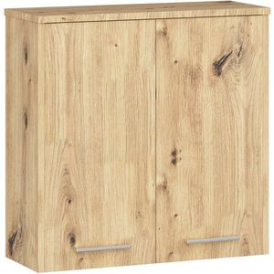 Ak furniture Závěsná koupelnová skříňka Fin 60 cm dub artisan obraz