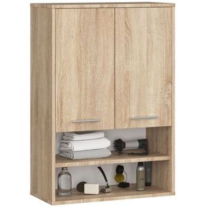 Ak furniture Závěsná koupelnová skříňka Fin W64 2D 64 cm dub sonoma obraz