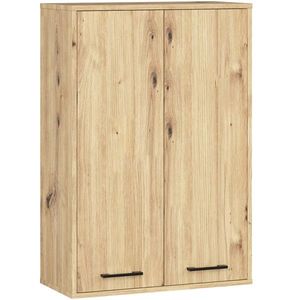Ak furniture Závěsná koupelnová skříňka Fin W64 64 cm dub artisan obraz