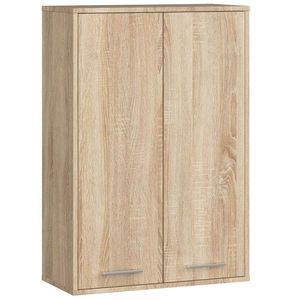 Ak furniture Závěsná koupelnová skříňka Fin W64 64 cm dub sonoma obraz