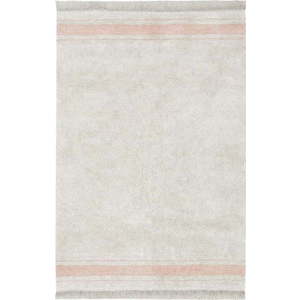 Růžovo-krémový pratelný ručně tkaný bavlněný koberec 90x130 cm Gastro Rose – Lorena Canals obraz