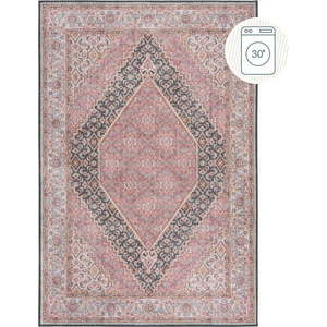 Růžový pratelný koberec 115x170 cm Briony Traditional – Flair Rugs obraz