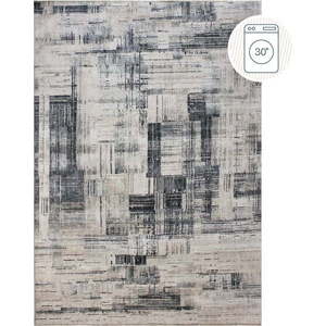Šedý pratelný koberec 115x170 cm Silas Abstract – Flair Rugs obraz