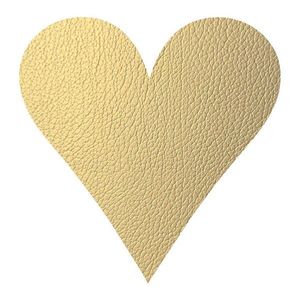 Prostírání z eko kůže 30x30 cm Heart Hippo – LIND DNA obraz