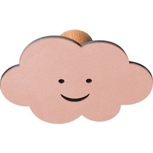 Růžový nástěnný ocelový háček Cloud Dot Nupo – LIND DNA obraz
