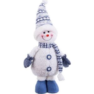 Látková vánoční figurka (výška 41 cm) Snowman – Casa Selección obraz