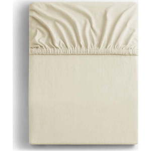 Béžové napínací prostěradlo jersey 200x200 cm Amber – Restilo obraz