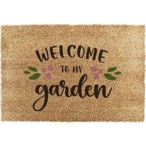 Rohožka z kokosového vlákna 60x90 cm Welcome to My Garden – Artsy Doormats obraz