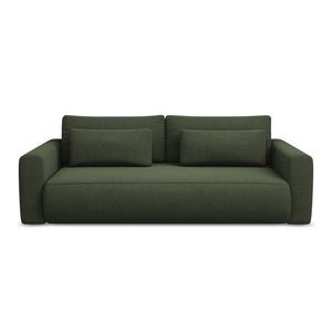 Khaki rozkládací/s úložným prostorem pohovka 238 cm Kapua – Makamii obraz