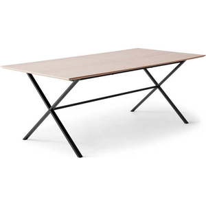 Rozkládací jídelní stůl s deskou v dubovém dekoru a přídavnou deskou 100x210 cm Meza – Hammel Furniture obraz