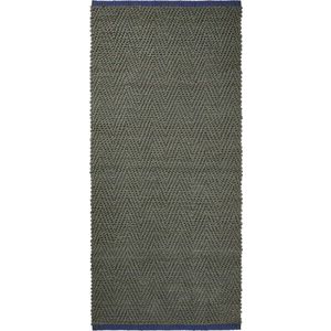 Tmavě zelený jutový běhoun 70x150 cm Notes – Mette Ditmer Denmark obraz