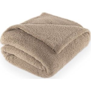 Taupe deka z mikroplyše 150x200 cm Cocoon – Tiseco Home Studio obraz
