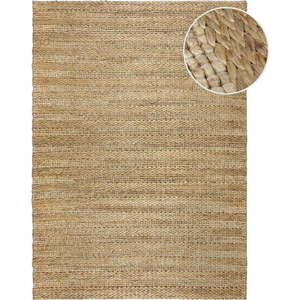 Ručně tkaný kenafový koberec v přírodní barvě 200x290 cm Drew Stripe – Flair Rugs obraz