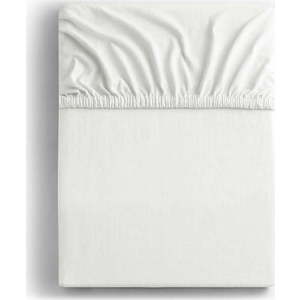 Bílé napínací prostěradlo jersey 200x200 cm Amber – Restilo obraz