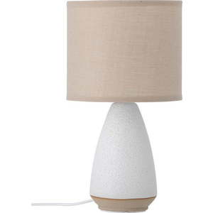 Bílá/béžová stolní lampa s textilním stínidlem (výška 27, 5 cm) Paprica – Bloomingville obraz