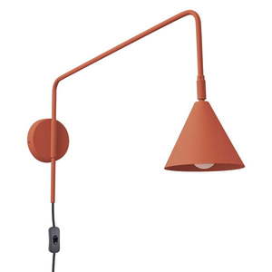 Nástěnné svítidlo do zásuvky v terakotové barvě Zylo – Nice Lamps obraz