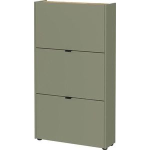 Taupe výklopný botník 71x127x22 cm Ameca – Germania obraz