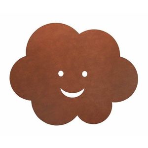 Hnědý ručně tkaný dětský koberec z Eko kůže 70x88 cm Cloud XXL Bull – LIND DNA obraz