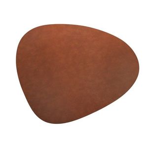Koňakově hnědá kůže 115x135 cm Curve XXXL Bull – LIND DNA obraz