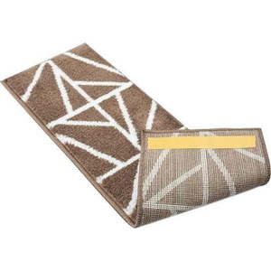 Hnědé nášlapy na schody v sadě 13 ks 22x73 cm Striped – Mila Home obraz