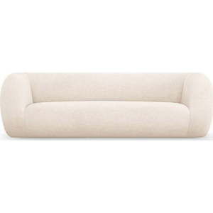 Krémová pohovka z textilie bouclé 230 cm Essen – Cosmopolitan Design obraz