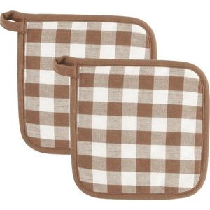 Bavlněné chňapky v sadě 2 ks Gingham – Tiseco Home Studio obraz