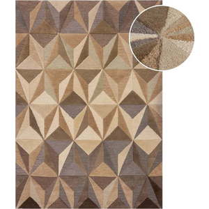 Béžový vlněný koberec 160x230 cm Reverie – Flair Rugs obraz