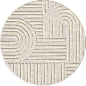 Krémový kulatý koberec ø 200 cm Art – Ayyildiz Carpets obraz