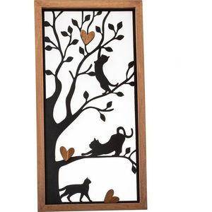 Kovová nástěnná dekorace 31x61 cm – Dakls obraz