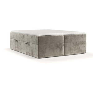 Světle hnědá boxspring postel s úložným prostorem 160x200 cm Yoko – Maison de Rêve obraz