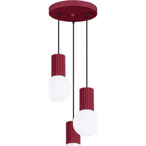 Vínové závěsné svítidlo se skleněným stínidlem ø 25 cm Orbital – Nice Lamps obraz