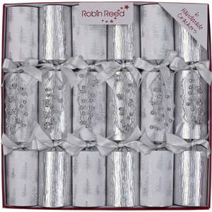 Vánoční crackery v sadě 6 ks Silver Ice – Robin Reed obraz
