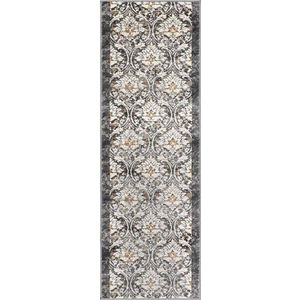 Tmavě šedý/slonovinový běhoun 67x200 cm Soft Viskan – FD obraz