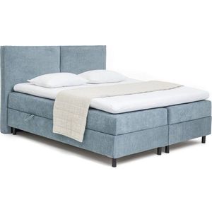 Modrá boxspring postel s úložným prostorem 180x200 cm Elva Bold – Bonami Selection obraz