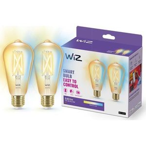 Filamentové smart žárovky v sadě 2 ks E27, 7 W – WiZ obraz