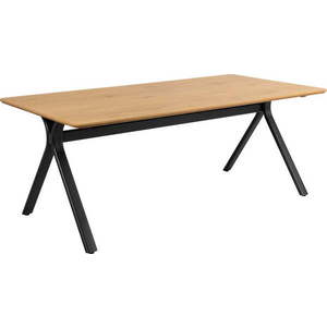 Jídelní stůl s deskou v dubovém dekoru 100x200 cm Bristol – Actona obraz