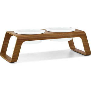 Set misek s podstavcem pro psa Desco Walnut S – MiaCara obraz