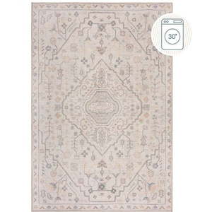 Krémový pratelný koberec 115x170 cm Teo Traditional – Flair Rugs obraz