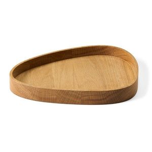 Dekorativní dřevěný úložný box v přírodní barvě 26x23x3 cm Curve L – LIND DNA obraz